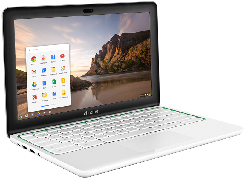 HP 11 Chromebook right view