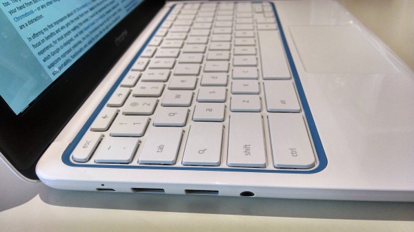 HP 11 Chromebook keyboard